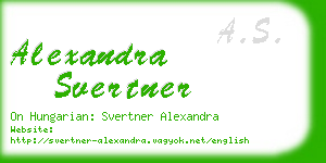 alexandra svertner business card